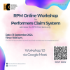 RPM Online Workshop - Claim System